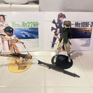 Anime Figure Duo with Accessories